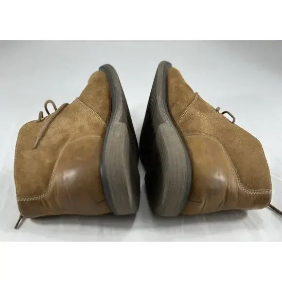 Bass Shoes Mens 10M Brown Radley Suede Chukka Desert Boots USA Versatile Manly - Picture 7 of 13